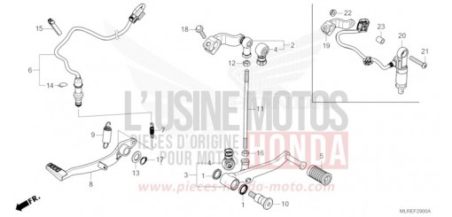 PEDALE CB500FAT de 2026